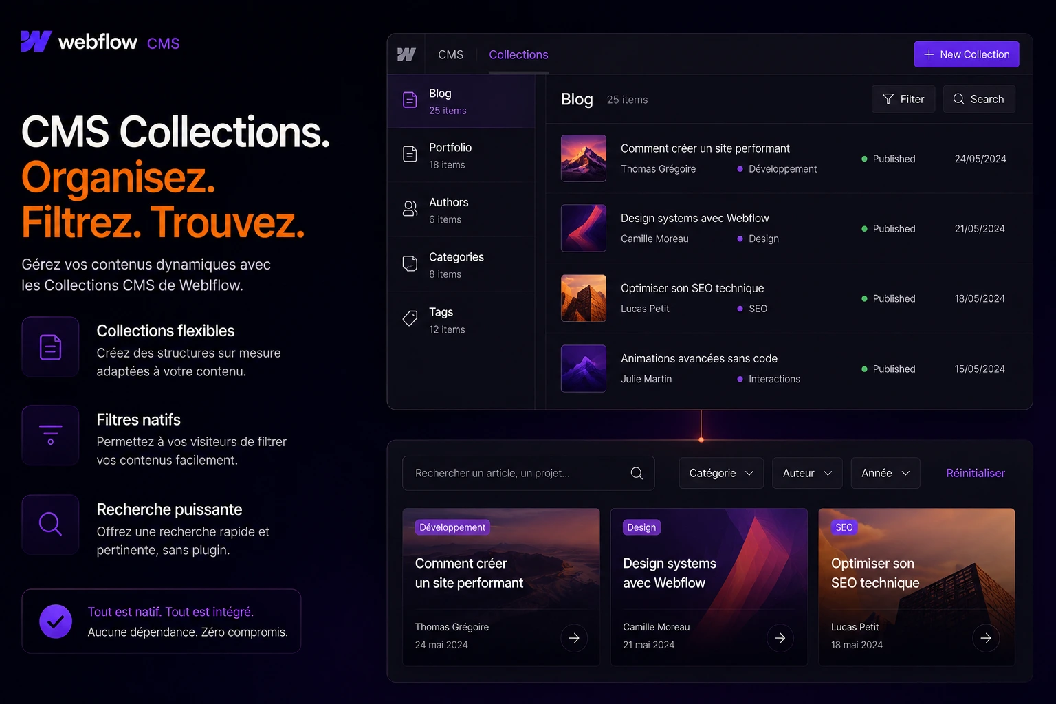 Facile à maintenir
